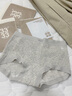 有內四角內褲女生純棉抑菌檔2025新款無(wú)痕平角加長(cháng)襠打底內褲 云杏+云麥+霧灰 均碼 (90-125斤) 曬單實(shí)拍圖