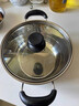 304加厚不銹鋼蒸鍋家用煮粥鍋煲湯鍋奶鍋火鍋煤氣電磁爐通用鍋具 【304】 18cm 曬單實(shí)拍圖