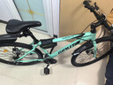 金武端山地自行車(chē)女士學(xué)生成人公路單車(chē)騎行通勤上班變速越野男士山地車(chē) 基礎款-鋼架 天青色 26寸21速 曬單實(shí)拍圖