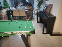 大雄（DAXIONG）兒童木制黑8桌球臺 小型美式英式臺球桌 兒童桌球玩具可折疊 特大號綠色折疊款1.6m 曬單實(shí)拍圖