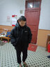 凡迪時尚 棉衣男冬季棉服男士外套假兩件連帽加厚保暖新款寬松青少年棉襖 黑色688 L (10-120斤左右） 曬單實拍圖