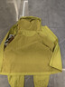蜜撲【三防膠囊殼】?jì)和锛具B帽輕量薄絨沖鋒外套 介黃 130cm 曬單實(shí)拍圖