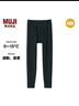 MUJI MUJI 男式 棉冬季 長(cháng)緊身褲 保暖褲 秋褲 打底褲 男裝 FA18ZC3A 黑色 S (165/72A) 曬單實(shí)拍圖