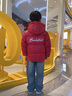 李寧（LI-NING）兒童羽絨服紅色青少年男女大童26冬季新款防潑水加厚鴨絨保暖外套 深殷紅 【三防】絨子含量85% 175 曬單實(shí)拍圖