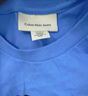 Calvin KleinJeans25夏季男士休閑通勤ck標語(yǔ)字母印花純棉內搭短袖T恤上衣 C19-蔚藍 S 曬單實(shí)拍圖