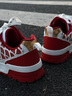 卡賓男鞋冬季新款紅白拼接休閑鞋百搭高級感男士板鞋厚底增高運動(dòng)鞋男 玫紅色 41 【標準皮鞋尺碼】 曬單實(shí)拍圖