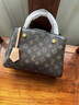 香港正品2026新款女包真皮斜挎包蒙田包輕奢高級感老花手提單肩包 老花咖啡色 曬單實(shí)拍圖