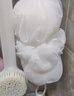 MUJI伸縮沐浴球 洗澡 浴花洗澡起泡球F9S5003 白色 全長(cháng)約50cm 曬單實(shí)拍圖