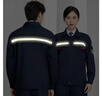 AETEL夏季防靜電工作服套裝男薄款長(cháng)短袖電工服加油站反光條勞保服 曬單實(shí)拍圖