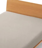 MUJI 水洗棉 床墊罩 床笠 床上用品純棉全棉 學(xué)生宿舍 米色 雙人床用*18~28cm用 150cm*200cm 曬單實(shí)拍圖