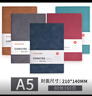 子淵羊巴皮筆記本a5本子可定制加厚記事本商務(wù)黑色皮面工作本辦公簡(jiǎn)約日記本文藝印logo隨身ins復古 A5五色裝160頁(yè)-5本 曬單實(shí)拍圖