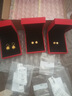 中國黃金（CHINA GOLD）黃金耳釘女士百搭足金立體玫瑰花耳飾品新年節520禮物送女友愛(ài)人 玫瑰花耳釘  約0.8g 曬單實(shí)拍圖