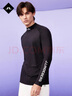 金林德伯格（J.Lindeberg）商場(chǎng)同款春夏GOLF運動(dòng)高彈打底衫長(cháng)袖T恤情侶男女523102002 RPR黑色251-涼感 L 曬單實(shí)拍圖