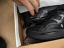 里奇.喬丹   RICKY JORDAN男鞋冬季保暖高幫跑步鞋皮面透氣運動(dòng)鞋保暖防臭耐磨軟底旅游鞋子 952雅黑【皮面防水加絨】真牛皮加絨款 38 (240mm) 曬單實(shí)拍圖