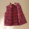 媽媽加厚羽絨棉馬甲2025新款秋冬奶奶保暖棉衣背心中老年女裝外套 酒紅色 5XL 建議125-140斤 曬單實(shí)拍圖