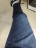 逸陽(yáng)（ESE-Y）加絨牛仔褲男2025冬季新款潮牌百搭彈力修身直筒牛仔長(cháng)褲加厚 藍灰色 加絨 34 曬單實(shí)拍圖