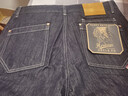 馬登工裝美式復古原牛色水洗牛仔褲直筒丹寧休閑褲闊腿長(cháng)褲子男秋冬 原牛色 32 曬單實(shí)拍圖
