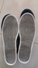 布舍元 男鞋鞋墊吸汗休閑運動(dòng)鞋墊男女棉布皮鞋墊軍訓 18XD-001灰色通用 39 曬單實(shí)拍圖