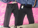 NEDAO內道靈動(dòng)力拉毛收納緊身長(cháng)褲男士帶腰包彈力保暖壓縮跑步運動(dòng)長(cháng)褲 石墨灰4.0 L 曬單實(shí)拍圖