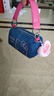 chongsukei小&ck包包女女神節新款凱蒂貓小眾牛仔布手提圓筒包單肩斜挎包 小號粉色 含掛件 曬單實(shí)拍圖