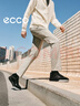 愛(ài)步（ECCO）冬季新款輕盈耐磨德訓休閑厚底板鞋 街頭球鞋539834 黑色43 曬單實(shí)拍圖