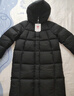 坦博爾高充絨小個(gè)子連帽泡芙羽絨服女中長(cháng)款加厚保暖冬天外套TBF530780J 黑色 S (160) 曬單實(shí)拍圖
