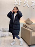 G.duck女大童羽絨服冬季2025新款兒童洋氣初中生女童加厚寬松中長(cháng)款外套 黑色 衣服偏大.不要貪大 150 cm 充絨量245克 曬單實(shí)拍圖
