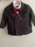 羅蒙男童小西裝男寶寶周歲生日花童禮服兒童畢業(yè)演出服套裝新款小西服 4件套=外套+褲子+襯衫+領(lǐng)結 80 曬單實(shí)拍圖