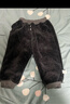 巴厘小豬寶寶燈籠褲加絨保暖棉褲燈芯絨休閑褲嬰兒冬季加厚褲子兒童長(cháng)褲 深花灰 深花灰 90 cm 曬單實(shí)拍圖