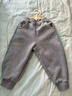 迷你巴拉（minibala）男女童寶寶長(cháng)褲柔軟親膚保暖內里加絨舒適褲子冬 曬單實(shí)拍圖