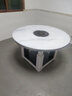 愛(ài)拓思多功能電暖爐餐桌兩用燃氣取暖桌圓形1.2/1.4米1.6/1.8大圓桌家用客廳天然氣烤火桌氣電兩用電暖桌 BM單電款-7檔猛火電陶爐 1.2米 曬單實(shí)拍圖