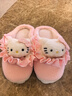 COSMICKISS棉拖鞋女士秋冬季2025新款凱蒂貓可愛(ài)網(wǎng)紅毛絨松糕底保暖居家棉鞋 不包跟-庫凱蒂貓HelloKitty 38-39 【適合37-38腳】 曬單實(shí)拍圖
