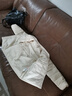 雅鹿兒童輕薄羽絨服內膽男童女童寶寶中大童小童學(xué)生校服神器內穿內搭 米白 140 曬單實(shí)拍圖