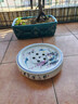 恒古（Heregur）儲水式茶臺潮汕家用圓形功夫茶具茶道配件小茶盤(pán)青花陶瓷簡(jiǎn)約茶托 10英寸茶海茶池 24.5cm-春暉-單獨茶盤(pán) 曬單實(shí)拍圖