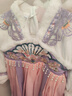 妮莎倍兒漢服女童秋冬款兒童古裝拜年服冬季國風(fēng)女孩古風(fēng)裙子 紫色 140 曬單實(shí)拍圖