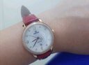 依波（EBOHR）手表女卡納系列珍珠貝母石英皮帶女表騏驥紅節日禮物新年56350340 曬單實(shí)拍圖