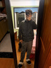 太平鳥男裝 襯衫羽絨服男冬季輕薄新中式保暖外套 黑色批 M 曬單實拍圖
