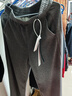 艾諾絲雅詩(shī)【商場(chǎng)同款】2025冬季新款百搭休閑褲直筒闊腿褲長(cháng)褲女40933185 煙灰色 M 曬單實(shí)拍圖