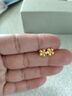 菜百首飾 黃金耳飾 時(shí)尚唯美櫻花耳釘足金花朵耳飾 計價(jià) 約1.45克 曬單實(shí)拍圖