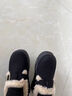 TGS UGG【廠(chǎng)牌】厚底雪地靴女女鞋加絨毛毛勃肯鞋棉鞋 黑色升級款 加絨 36 曬單實(shí)拍圖