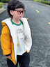 G.duck童裝男童外套加絨加厚兒童棉服秋冬季男寶寶風(fēng)衣卡通春秋冬裝衣服 小尾巴黃色【加絨】 100 建議90-100cm3-4歲 曬單實(shí)拍圖