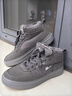 回力棉鞋男冬季保暖加絨高幫板鞋2025新款厚底防寒二棉鞋戶(hù)外雪地靴男 灰色 【加絨加厚 持久保暖】 42 曬單實(shí)拍圖