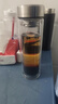 雙層加厚玻璃杯高硼硅保溫杯帶茶隔男士水杯茶水分離耐熱450mL 雙層加厚-鋼本色450ml 曬單實(shí)拍圖