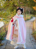 女童馬面裙套裝中國風(fēng)新年拜年服冬季2025新款兒童格格服漢服冬款 三件套【加絨裙子+夾棉上衣+披風(fēng)】 140 曬單實(shí)拍圖