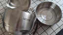 物芯質(zhì)造316不銹鋼泡面碗飯缸食堂打飯專(zhuān)用碗快餐杯【飯碗+湯碗】+菜格 曬單實(shí)拍圖