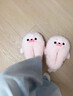 QUEEN TRIP海豹拖鞋冬外穿保暖毛毛鞋可愛(ài)高顏值玩偶鞋女包跟家居室內棉拖鞋 灰色海豹拖鞋【包跟款】 36 -40 曬單實(shí)拍圖