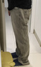 燦圖煙灰色牛仔褲男秋冬季美式加絨潮流vibe褲子窄版顯瘦直筒微喇長(cháng)褲 煙灰色 常規 2XL 曬單實(shí)拍圖