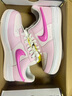 耐克NIKE板鞋女空軍一號AF1 AIR FORCE 1運動(dòng)鞋HM3696-661粉38 曬單實(shí)拍圖