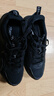 特步男子跑步鞋運動(dòng)鞋輕便減震防潑水革面跑鞋黑色 曬單實(shí)拍圖