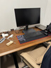 安居客實(shí)木升降電腦桌電動(dòng)初高中生學(xué)習書(shū)桌家用電競辦公桌可升降工作臺 【包安裝】隱藏雙電機（黑胡桃色）+理線(xiàn)盒扣 140x70x75cm【進(jìn)口實(shí)木桌面厚30mm】 曬單實(shí)拍圖